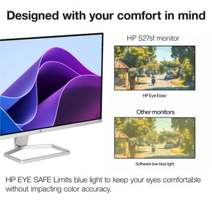 HP 527SF 27" 16:9 FHD 1080p IPS Slim Monitor Bundle