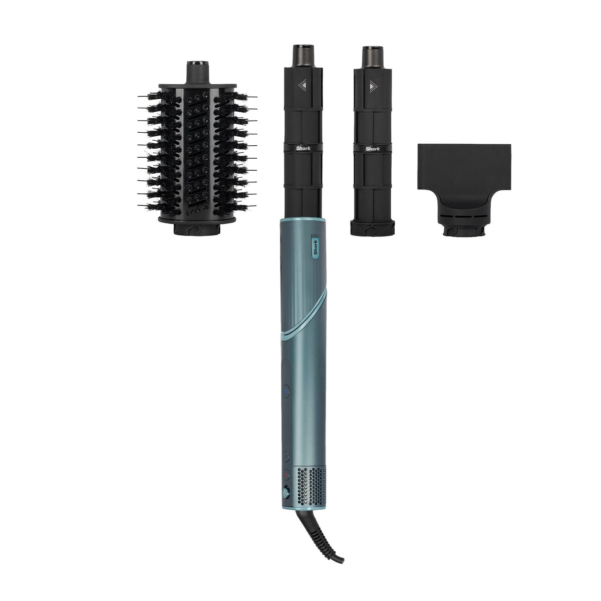 Shark - Refurbished Excellent - Certified Renewed FlexStyle FrizzFighter Finishing Tool Limited Edition Gift Set - Teal - Reconditioned