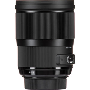 Sigma 28mm f/1.4 DG HSM Art Lens for Nikon F with Cleaning Kit, 57" Tripod, 32GB Memory Kit, Filter Kits, and Case Bundle