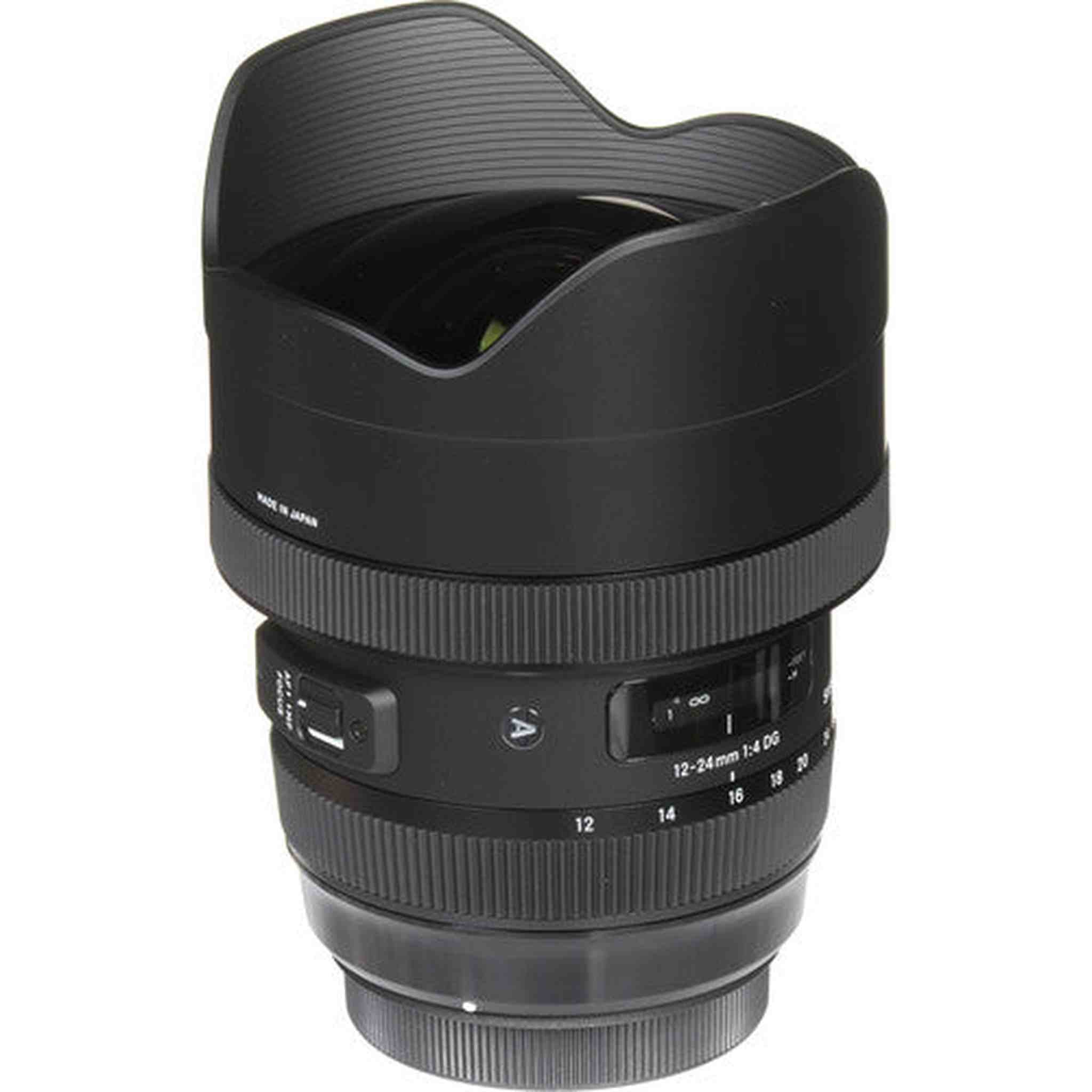 Sigma 12-24mm f/4 DG HSM Art Lens for Canon EF with Cleaning Kit, 57" Full Size Tripod, and 32GB Memory Card Kit Sigma