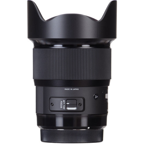 Sigma 20mm f/1.4 DG HSM Art Lens for Nikon F with Cleaning Kit, Full Size Tripod, USB Card Reader, and 32GB Memory Kit