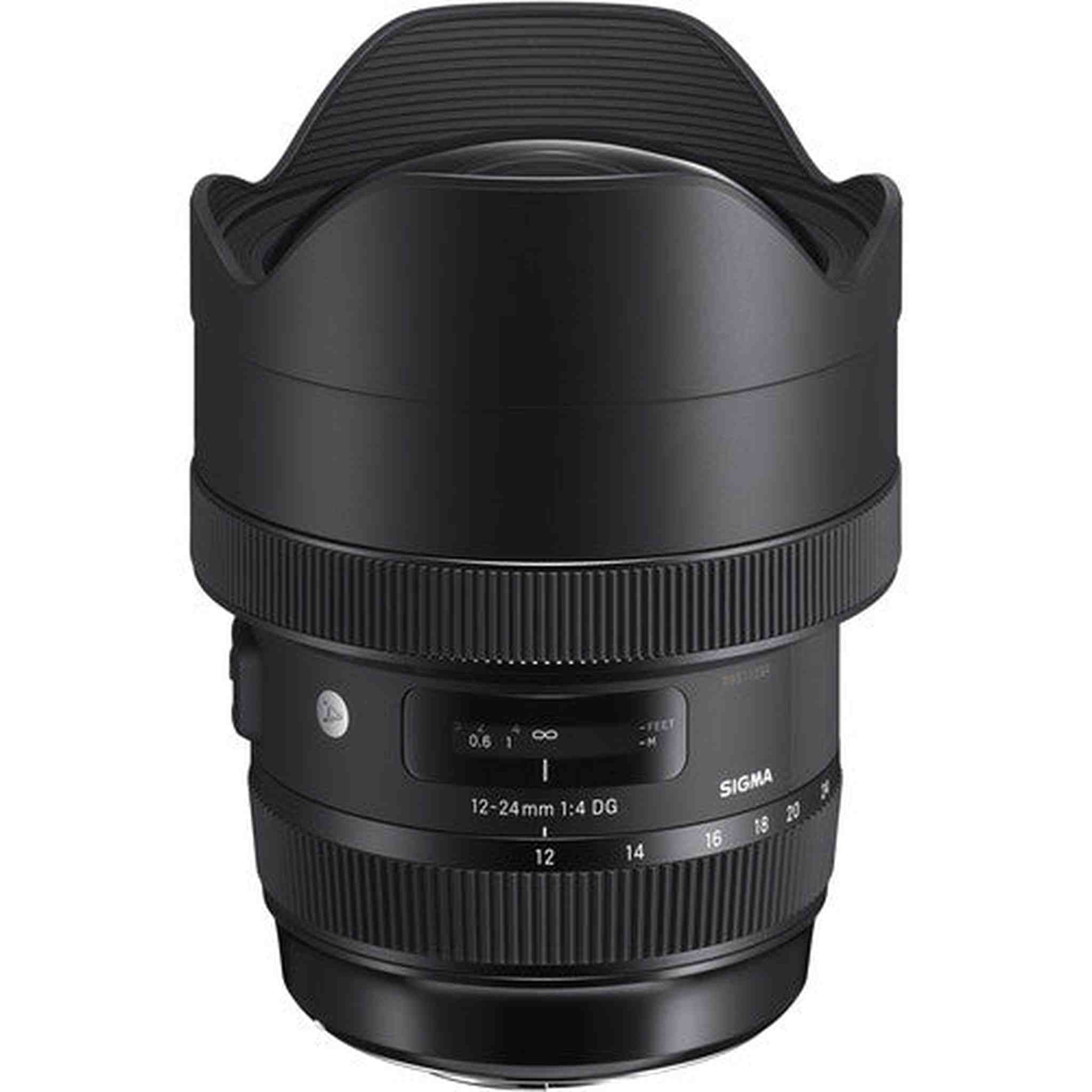 Sigma 12-24mm f/4 DG HSM Art Lens for Canon EF with Cleaning Kit, 57" Full Size Tripod, and 32GB Memory Card Kit Sigma