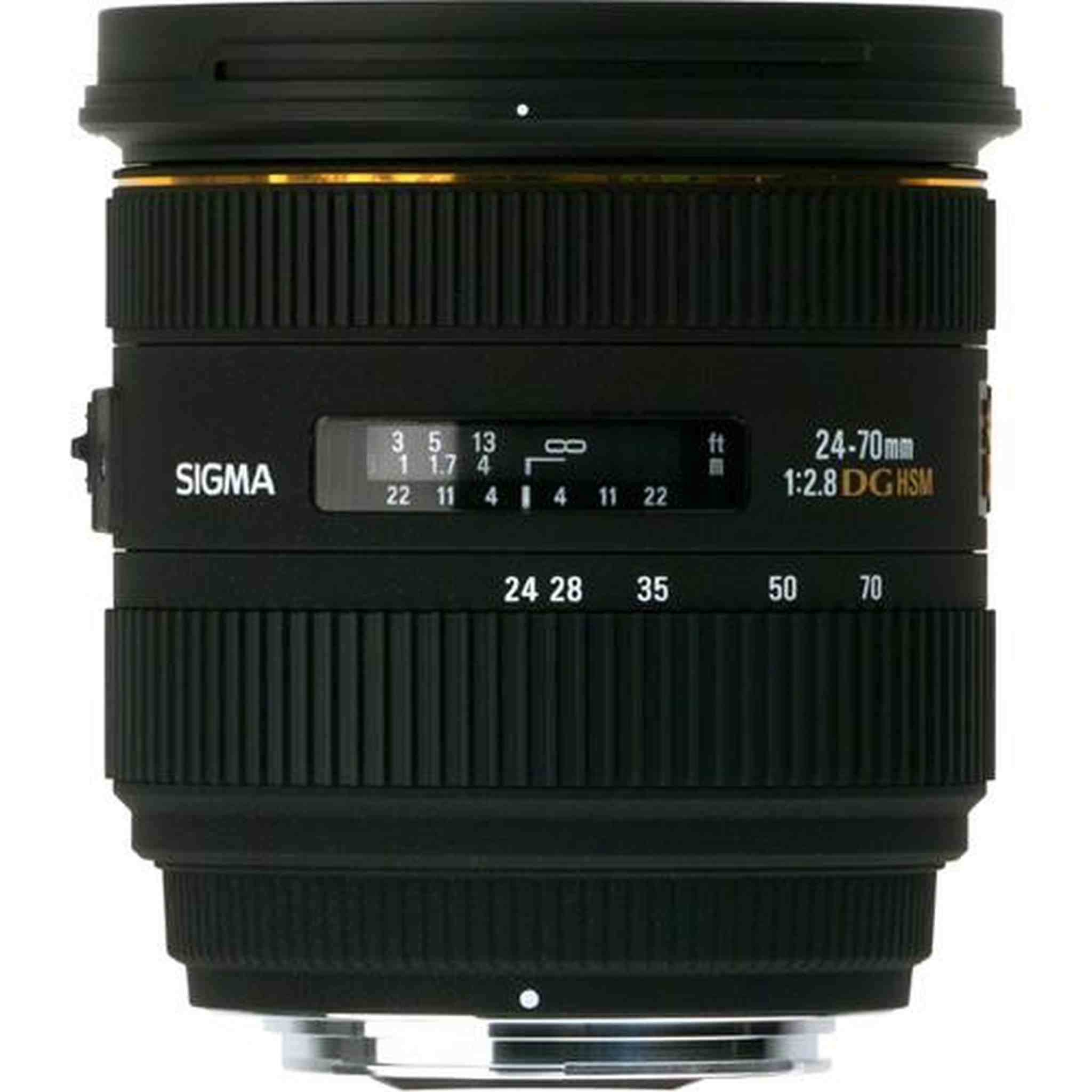 Sigma 24-70mm f/2.8 IF EX DG HSM Lens for Sony A with Cleaning Kit, Full Size Tripod, 32GB Memory Kit, Filters, and Case