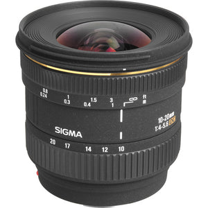Sigma 10-20mm f/4-5.6D EX DC Lens for Sony A Bundle