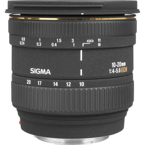Sigma 10-20mm f/4-5.6D EX DC Lens for Sony A Bundle