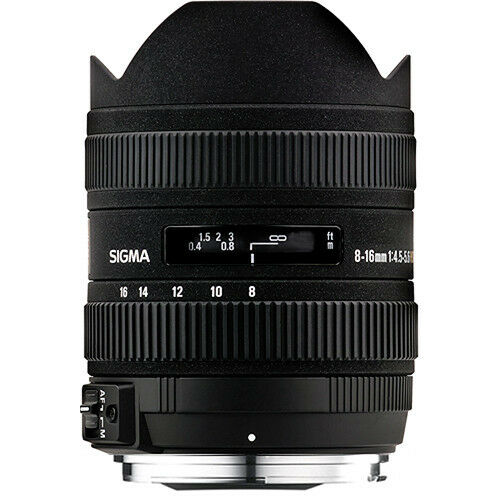 Sigma 8-16mm f/4.5-5.6 DC HSM Ultra-Wide Zoom Lens for Select Canon EOS SLRs