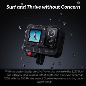 SJCAM SJ20 Dual Lens Action Camera Bundle