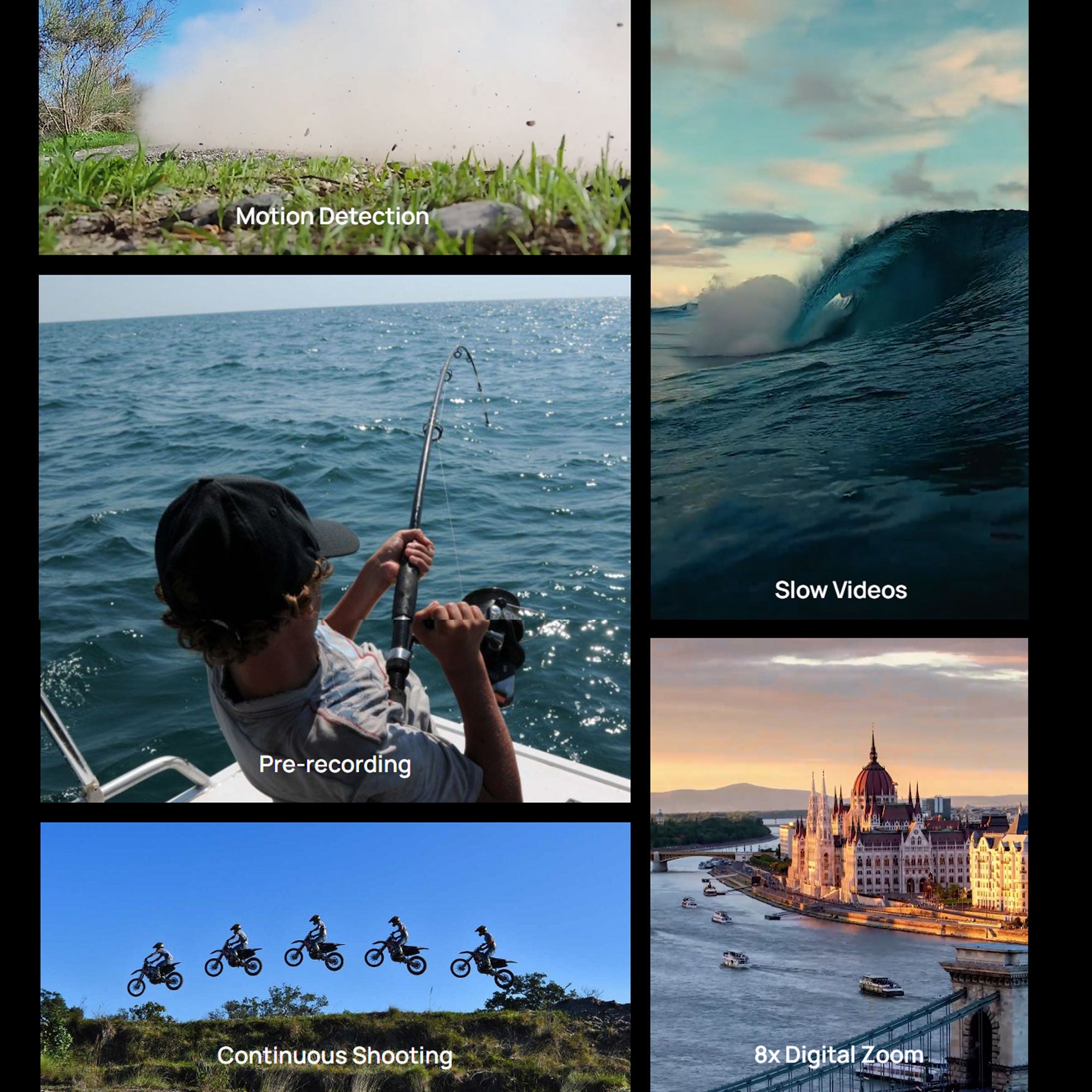 SJCAM SJ20 Dual Lens Action Camera Bundle