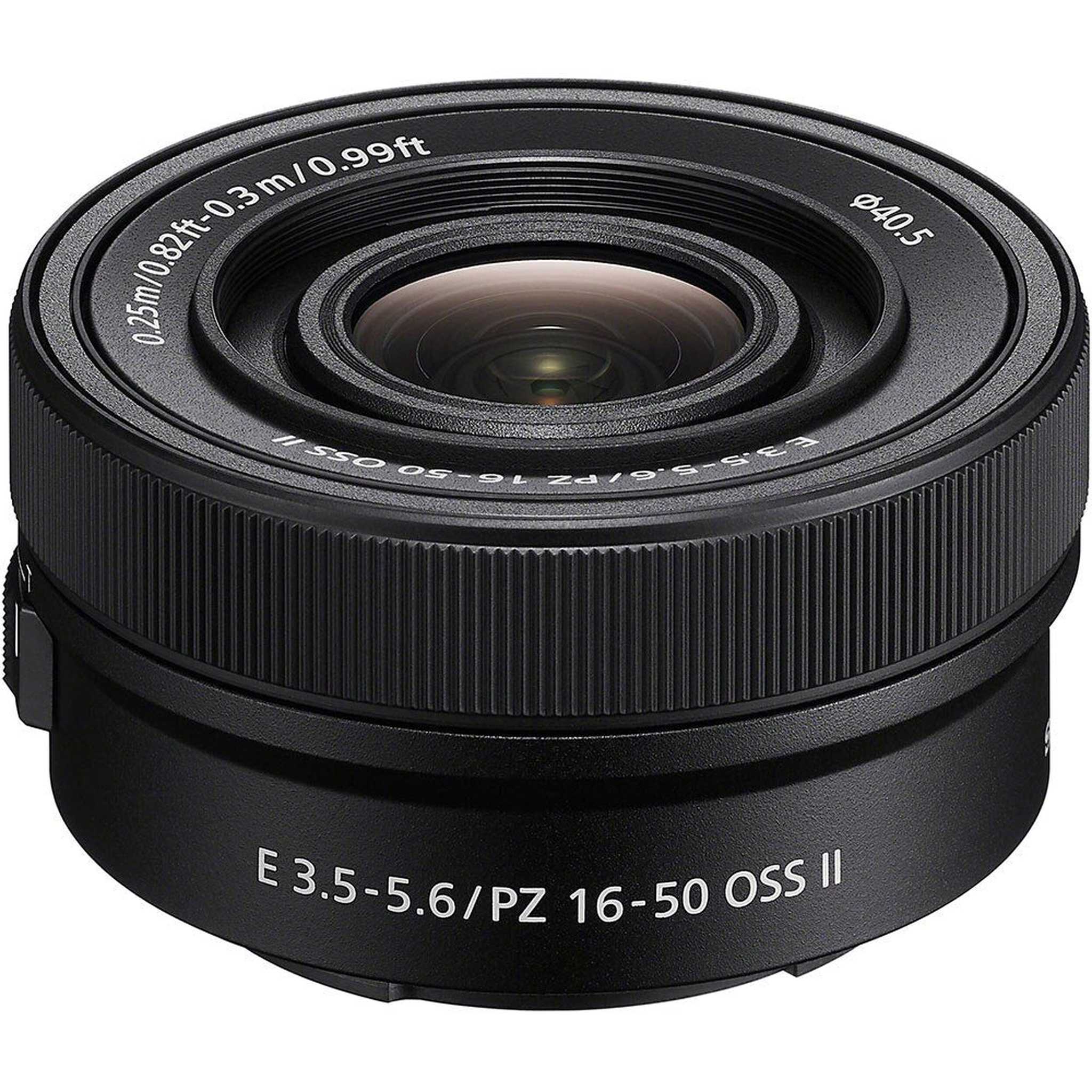 Sony E PZ 16-50mm F3.5-5.6 OSS II Compact APS-C Standard Power Zoom Lens SELP16502 - Reconditioned Sony