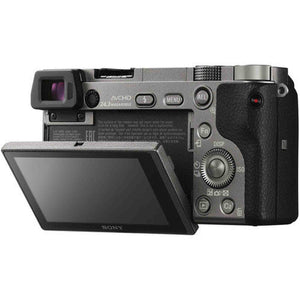 Sony Mirrorless Digital Camera with 3" LCD, Graphite ILCE-6000/H International Model