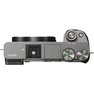 Sony Mirrorless Digital Camera with 3" LCD, Graphite ILCE-6000/H International Model