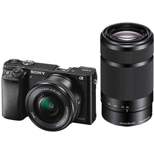 Alpha6000 double zoom lens kit ILCE-6000Y B black