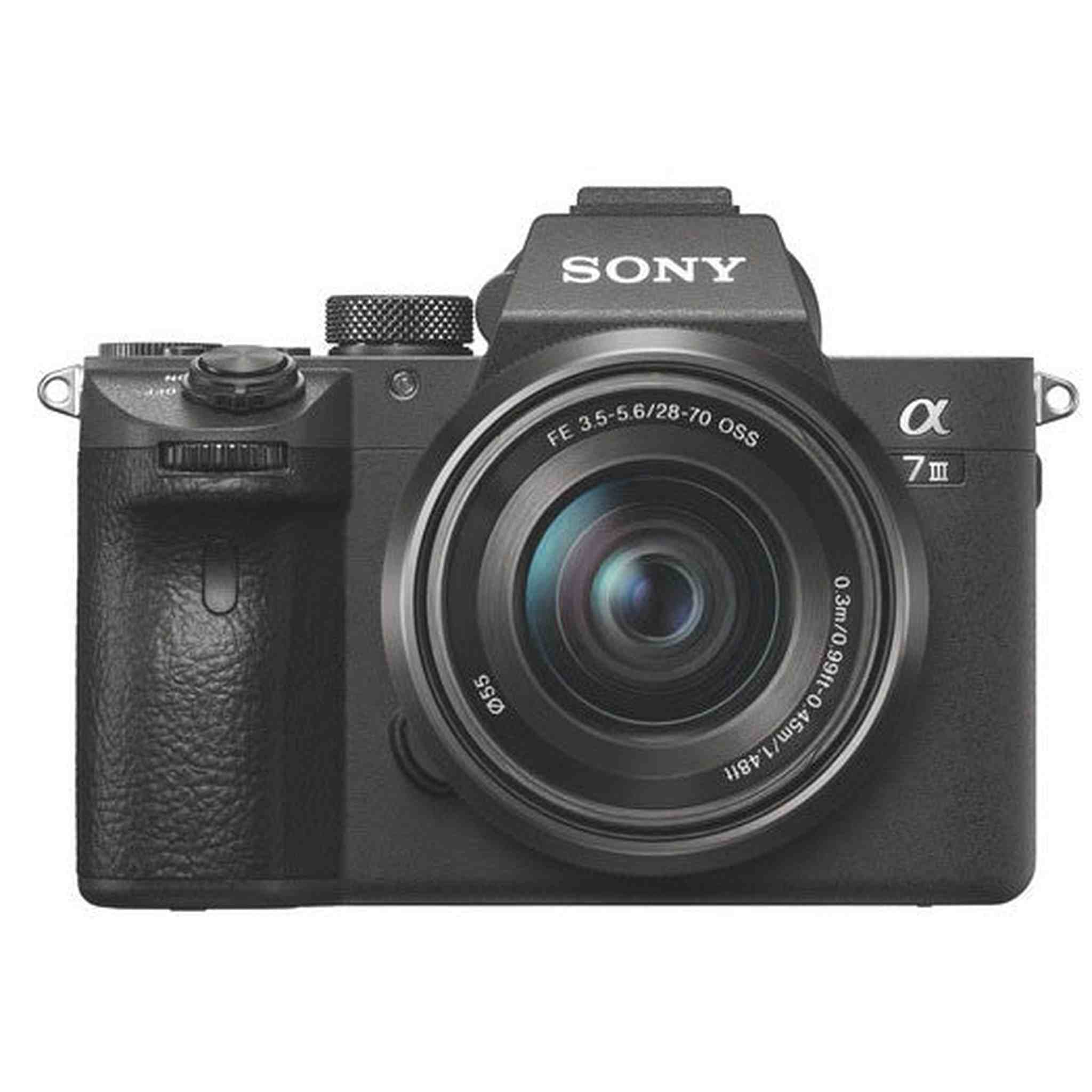 Sony a7 III Full-frame Mirrorless Interchangeable-Lens Camera with 28-70mm Lens Optical with 3-Inch LCD, Black ILCE7M3K/B - Used Sony