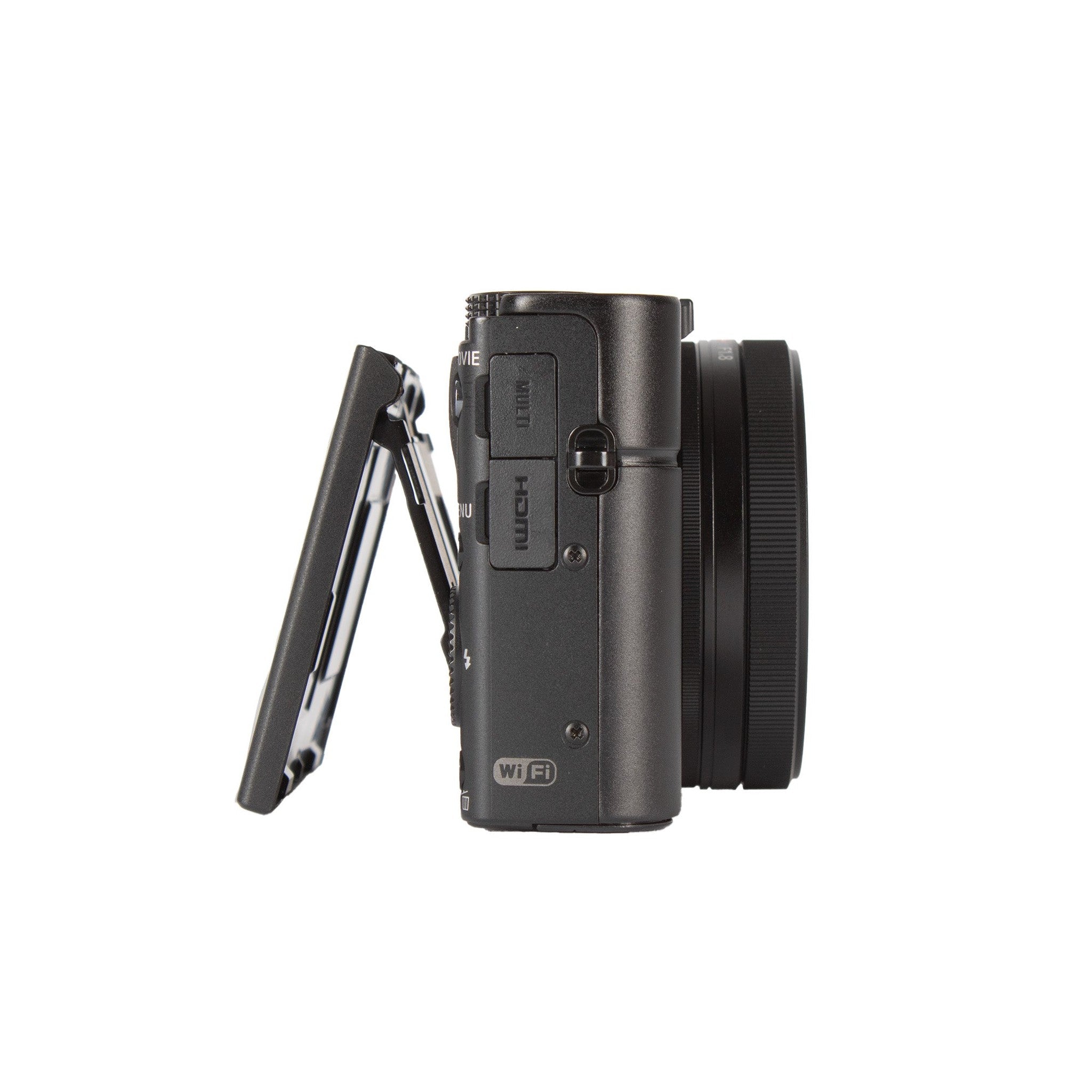 Sony Cyber-shot RX100 IV 20.1 Megapixel Bridge Camera - Black - 3 LCD - 16:9 - 2.9x Optical Zoom - 3.8x - Optical IS - 5472 x 3648 Image - 3840 x 2160 Video - HDMI - HD Movie Mode - Wireless LAN -