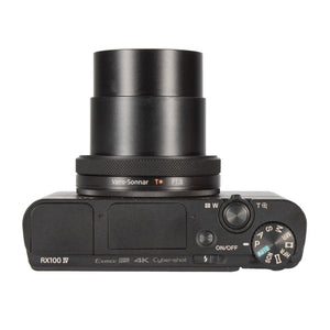Sony Cyber-shot RX100 IV 20.1 Megapixel Bridge Camera - Black - 3 LCD - 16:9 - 2.9x Optical Zoom - 3.8x - Optical IS - 5472 x 3648 Image - 3840 x 2160 Video - HDMI - HD Movie Mode - Wireless LAN -