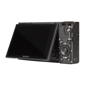 Sony Cyber-shot RX100 IV 20.1 Megapixel Bridge Camera - Black - 3 LCD - 16:9 - 2.9x Optical Zoom - 3.8x - Optical IS - 5472 x 3648 Image - 3840 x 2160 Video - HDMI - HD Movie Mode - Wireless LAN -
