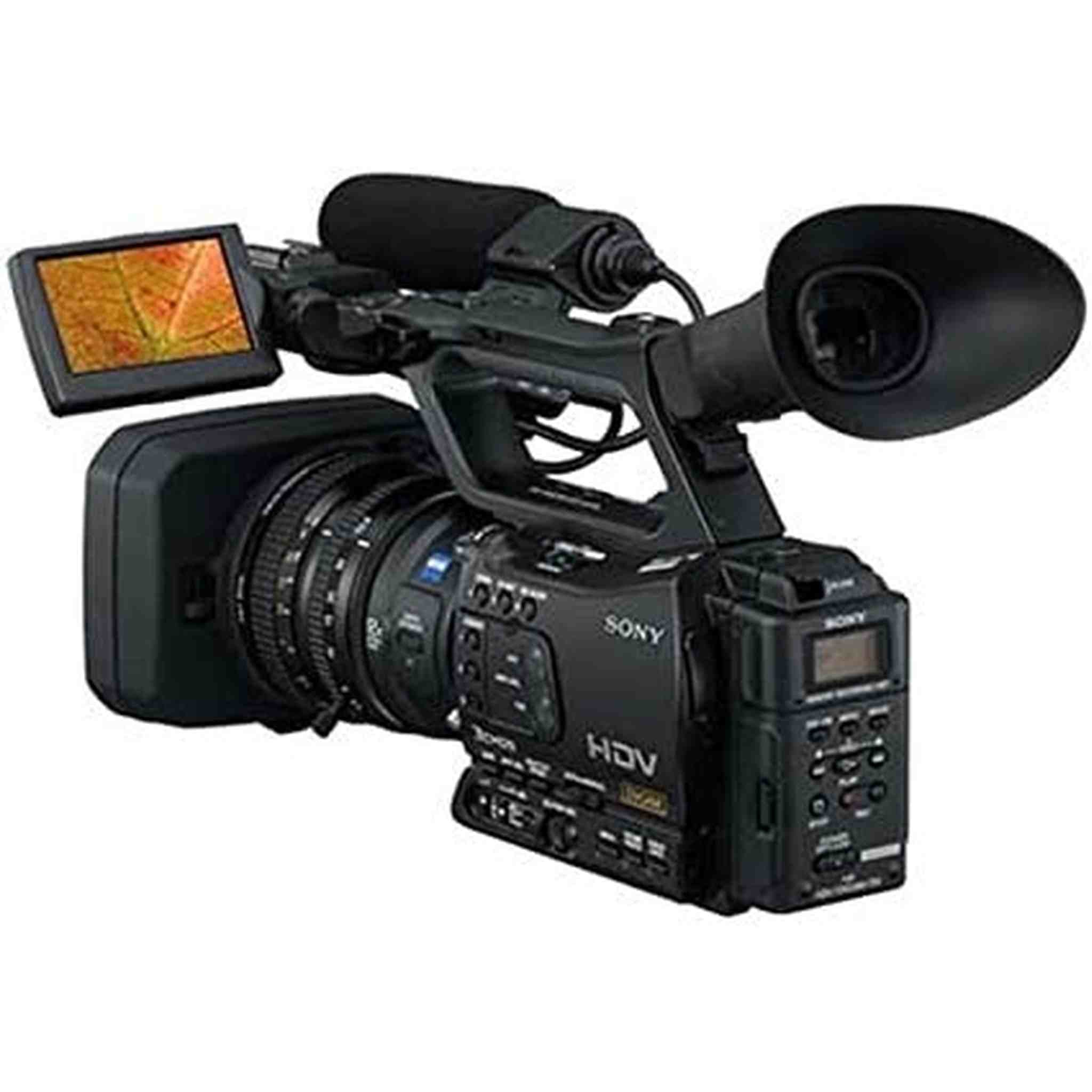 Sony HVR-Z7U Digital Camcorder - 3.2 LCD - Exmor CMOS - Full HD - 16:9 - 1 Megapixel Video - MPEG-2 - 12x Optical Zoom - Microphone - HDMI - Firewire - Memory Stick Duo - Interchangeable Lens - Tape Media, Memory Card