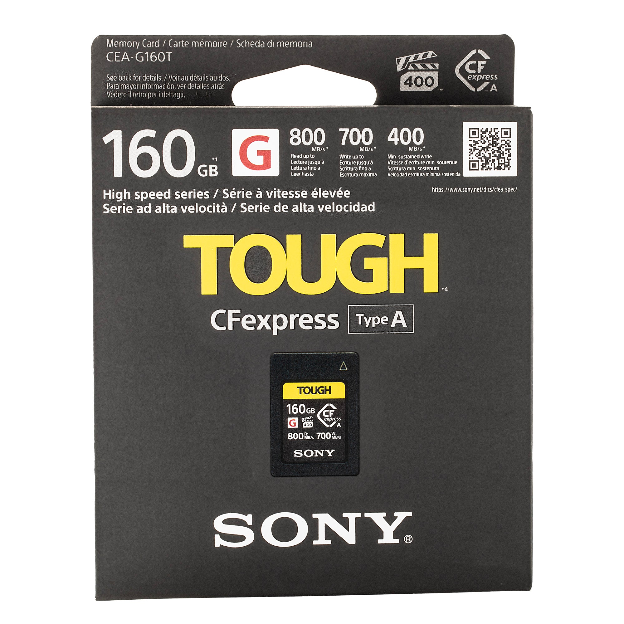 Sony CEA-G160T 160GB CFexpress Type A Memory Card (CEAG160T)