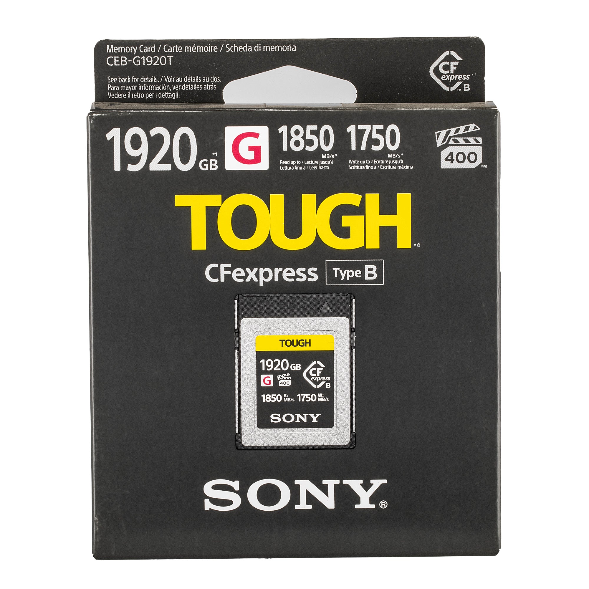 Sony CEB-G1920T 1920GB CFexpress Type A Memory Card CEBG1920T