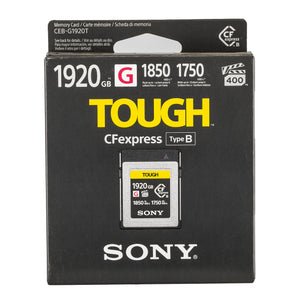 Sony CEB-G1920T 1920GB CFexpress Type A Memory Card CEBG1920T