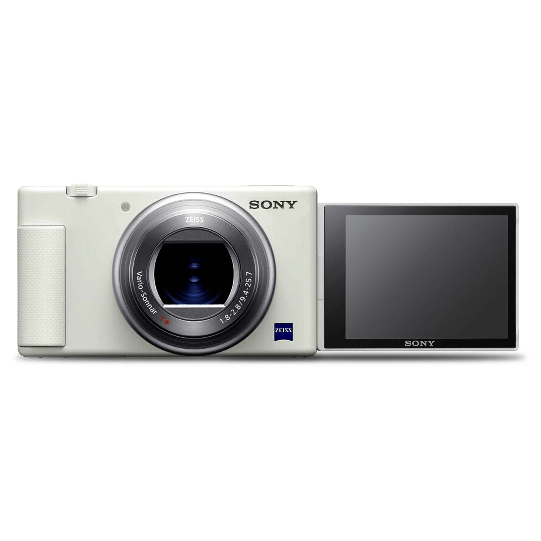 Sony ZV-1 Digital Camera White - Reconditioned Sony