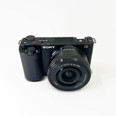 Sony Alpha ZV-E10 - APS-C Interchangeable Lens Mirrorless Vlog Camera Kit - Black