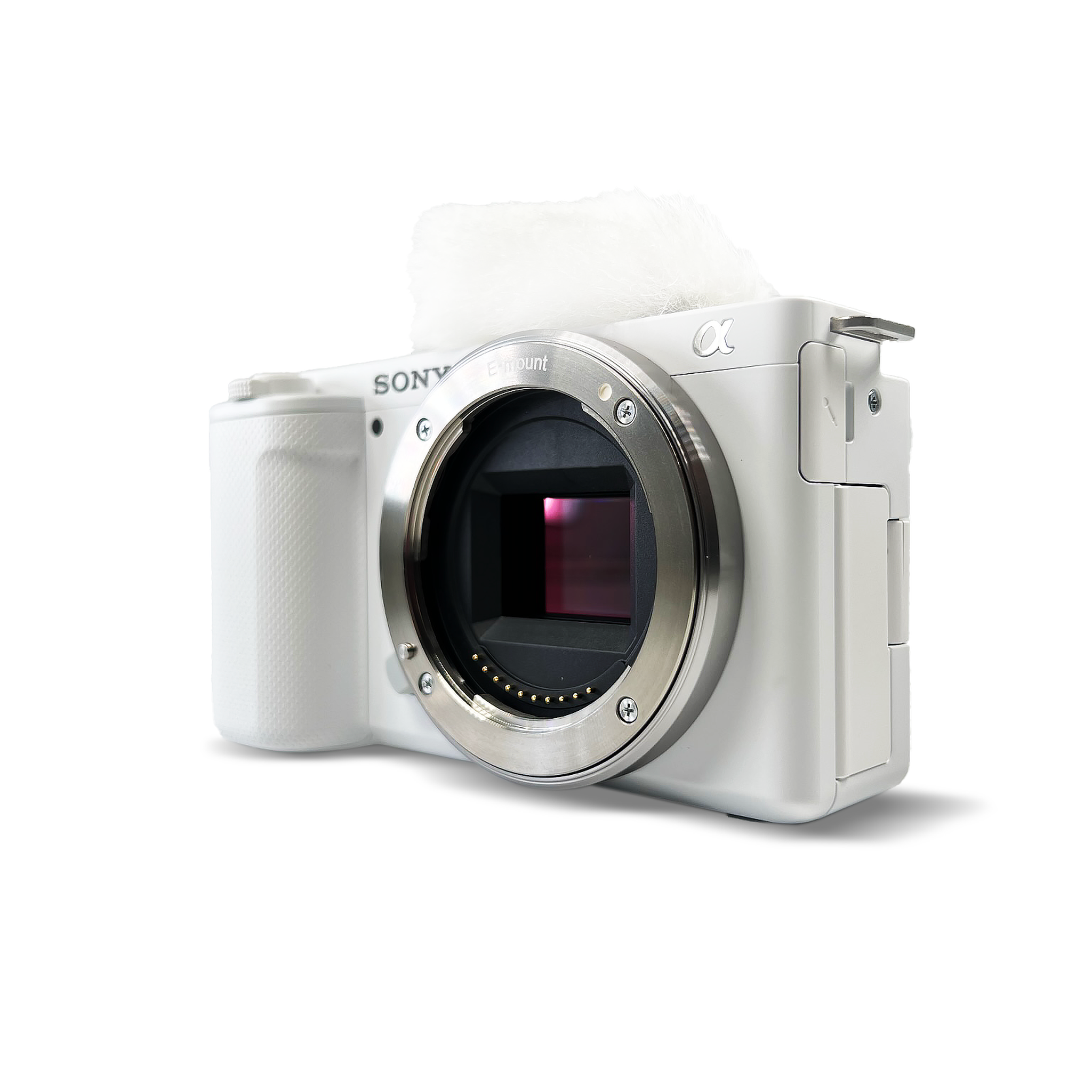 Sony Alpha ZV-E10 - APS-C Interchangeable Lens Mirrorless Vlog Camera - White