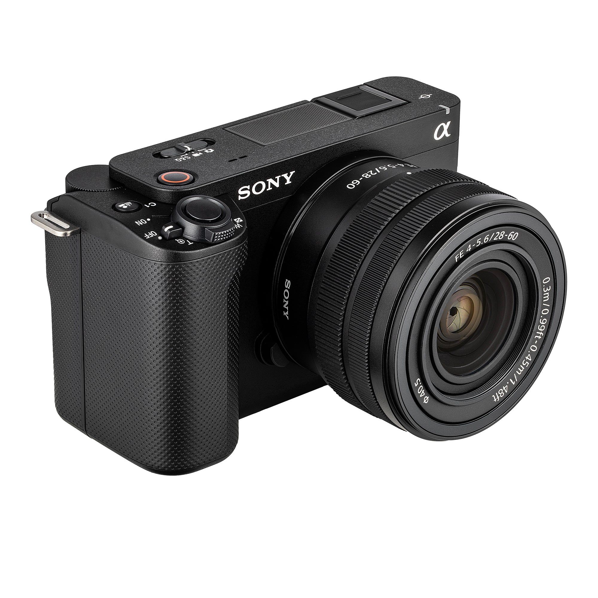 Sony Alpha ZV-E1 Full-Frame Interchangeable Lens Mirrorless Vlog Camera with 28-60mm Lens - Black Body