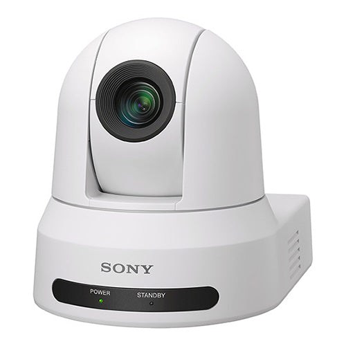 2x Sony SRG-X40UH PTZ Camera (White) + 2x Ethernet & HDMI Cables + Cleaning Set