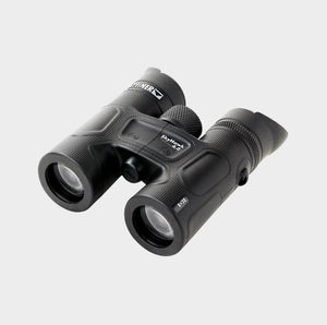 Steiner SkyHawk 4.0 8x32 Binoculars 23360900 Bundle with Padded Backpack, Floating Wrist Strap, and 6Ave Cleaning Kit