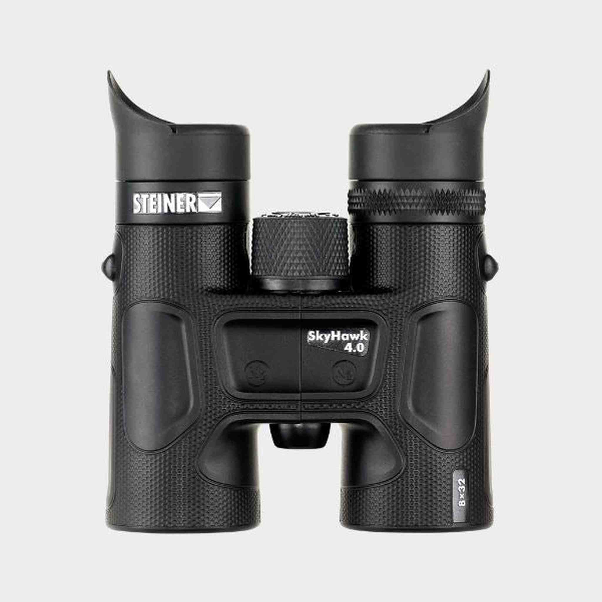Steiner SkyHawk 4.0 8x32 Binoculars 23360900 Bundle with Padded Backpack, Floating Wrist Strap, and 6Ave Cleaning Kit