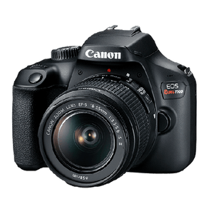 Canon EOS Rebel T100 / 4000D DSLR Camera with 18-55mm Lens + 4K Monitor + More