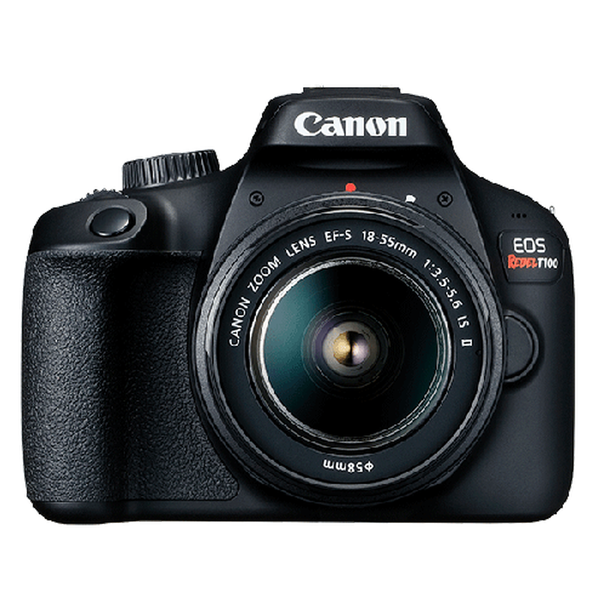 Canon EOS Rebel T100 / 4000D DSLR Camera with 18-55mm Lens + EF 75-300mm Video Bundle