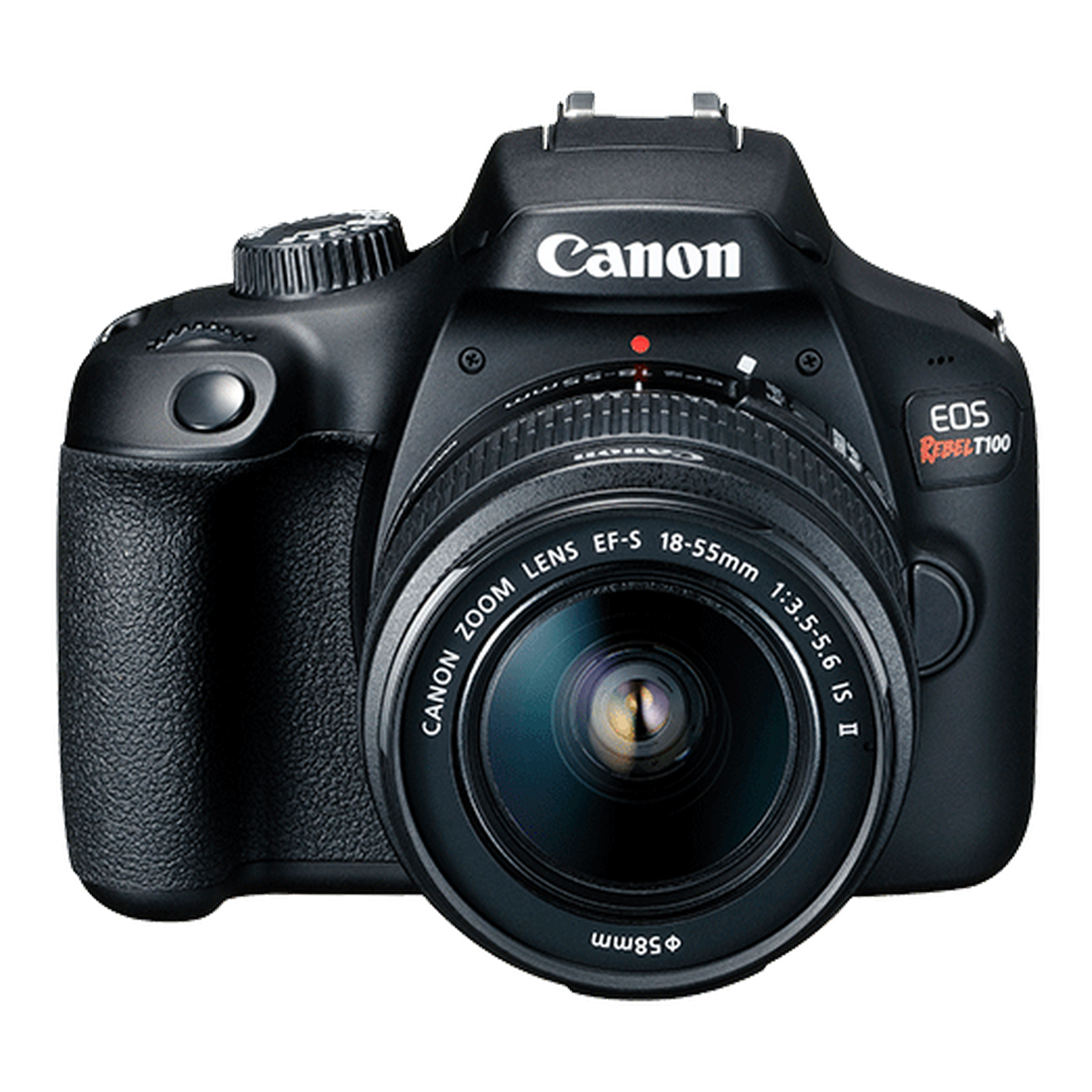 Canon EOS Rebel T100 / 4000D DSLR Camera with 18-55mm Lens + 64GB Card + More - Used Canon