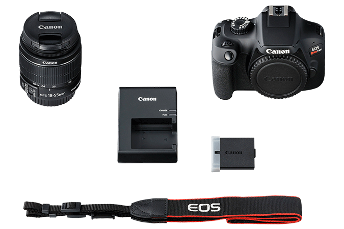 Canon EOS Rebel T100 / 4000D DSLR Camera with 18-55mm Lens Extreme Mountain Bundle