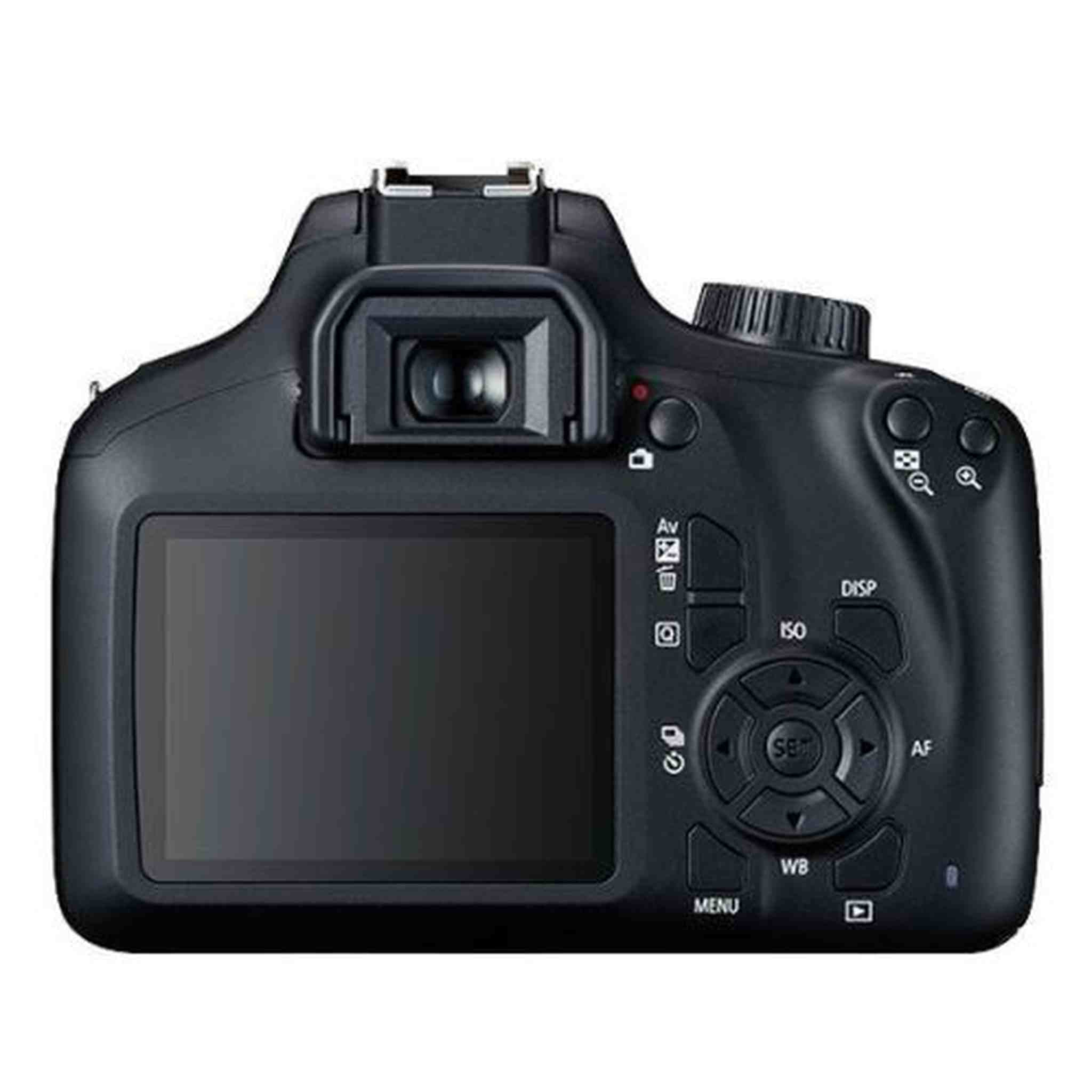 Canon EOS Rebel T100 DSLR Camera with 18-55mm Lens, Cleaning Kit, 32GB Memory, Carry Case, Backpack, Tripods, Corel Software Kit