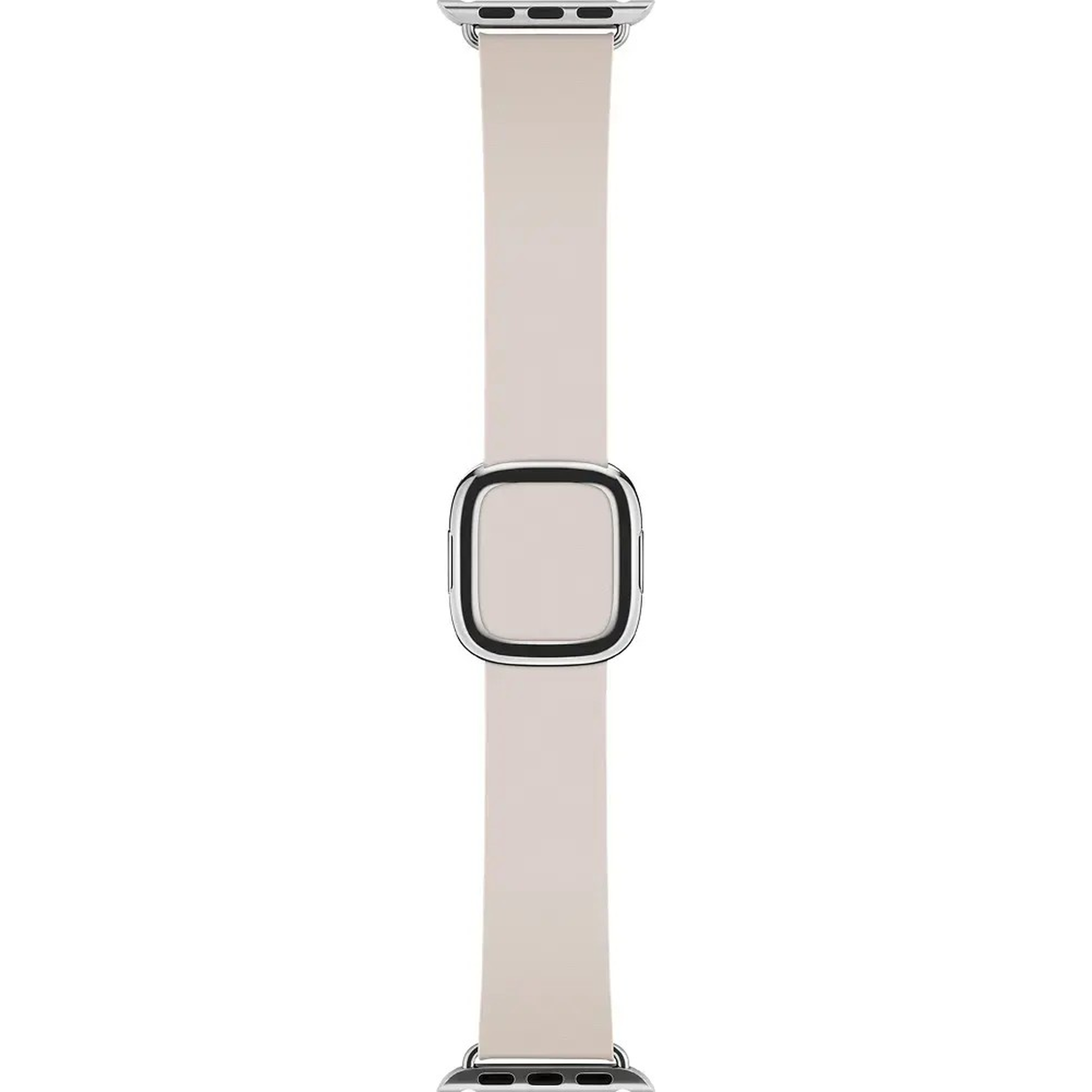 Apple Original 38mm Modern Buckle Replacement Band for Apple Watches MJ582ZM/A Stainless Steel Buckle, Soft Pink Leather Band, Watch Not Included - Medium