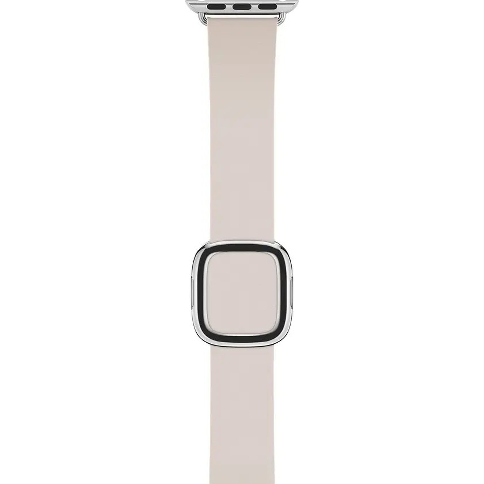Apple Original 38mm Modern Buckle Replacement Band for Apple Watches MJ582ZM/A Stainless Steel Buckle, Soft Pink Leather Band, Watch Not Included - Medium Apple