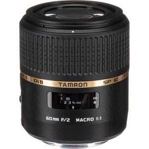 Tamron SP 60mm f/2 Di II 1:1 Macro Lens for Sony A + Essentials