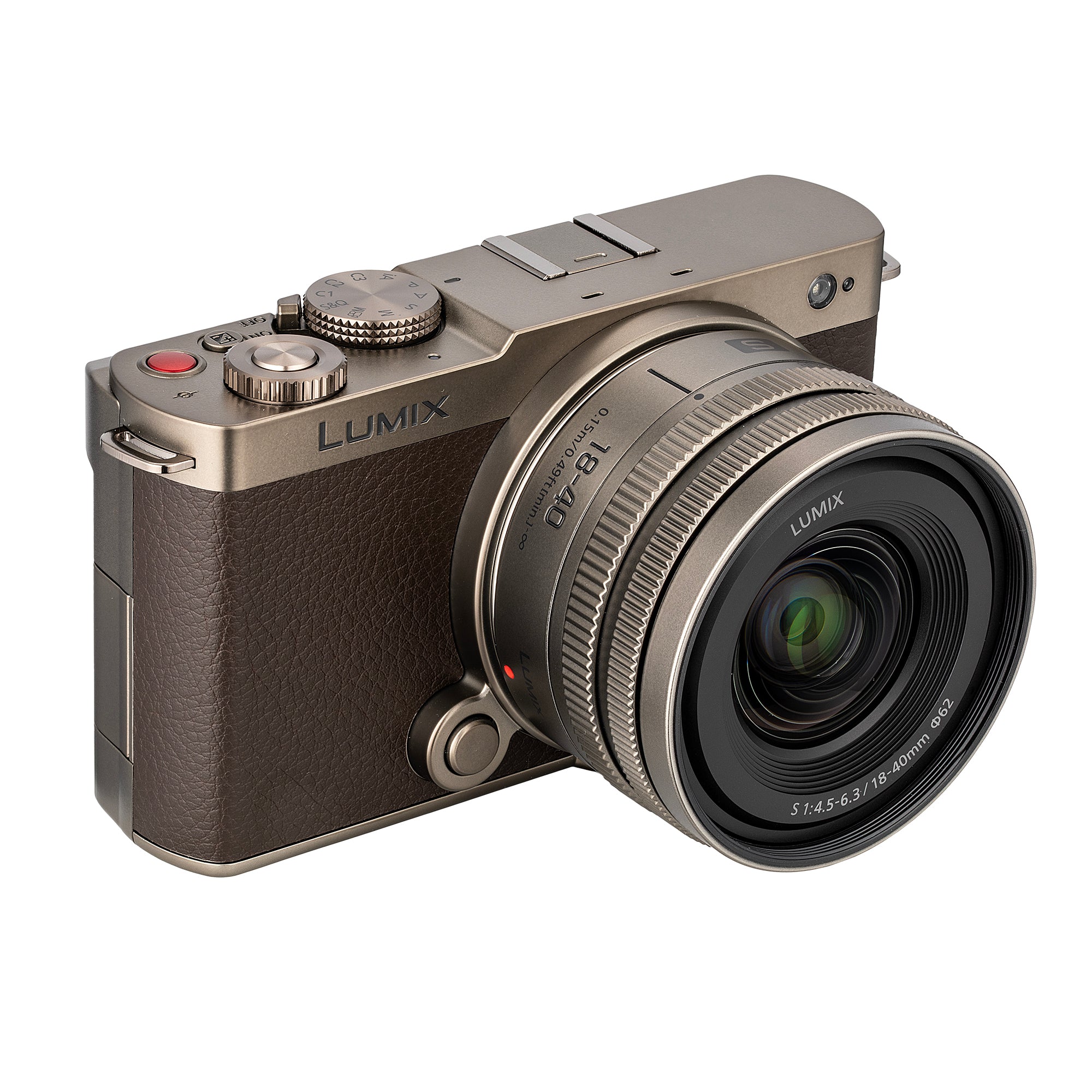 Panasonic LUMIX S9 Full-Frame Mirrorless Camera with S 18-40mm F4.5-6.3 Lens, Compact, Lightweight Body, Perfect for Social Media and Travel, DC-S9NN (Gold )