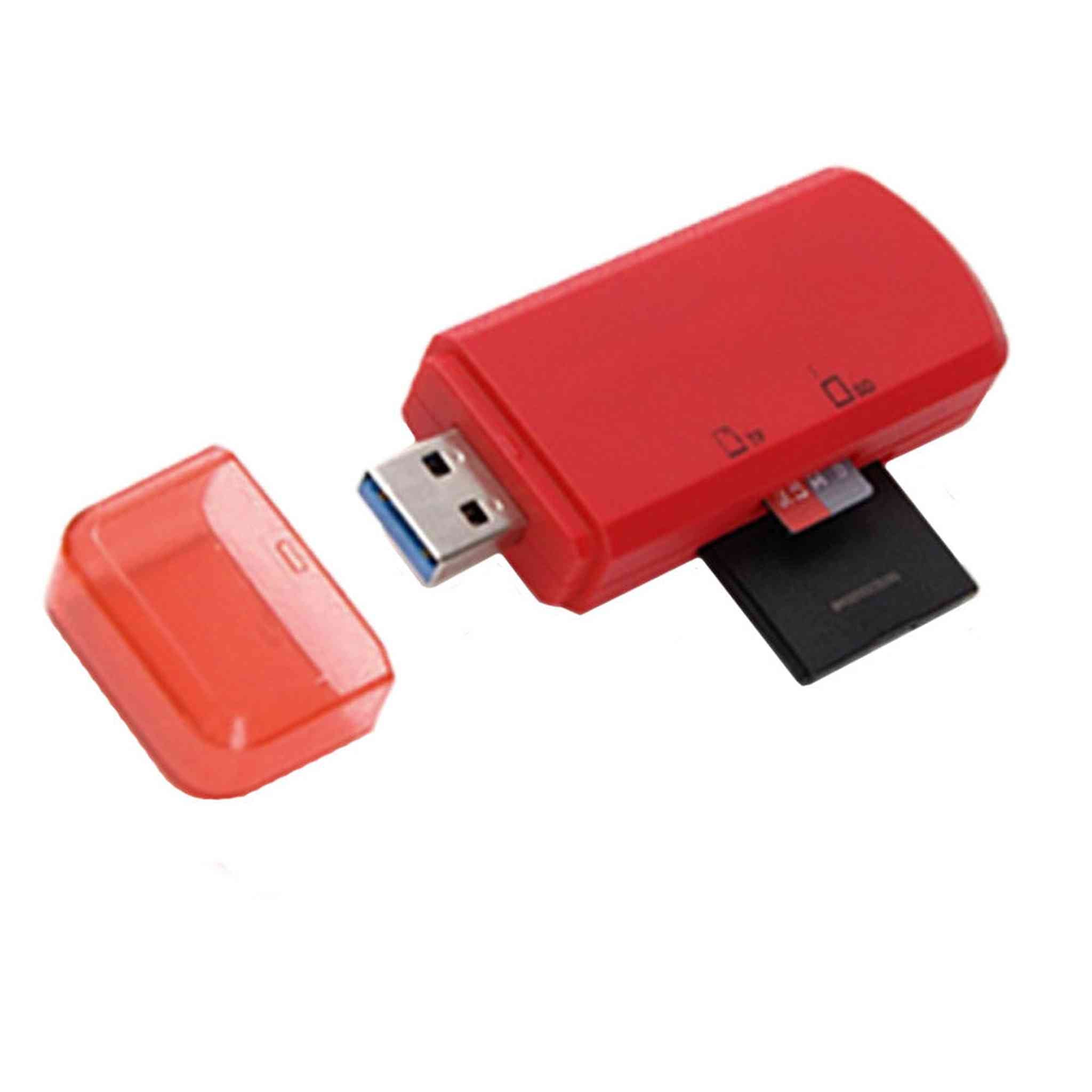 USB Card Reader – SD & microSD Compatible