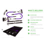 BodyBoss Home Gym 2.0 - Full Portable Gym Home Workout Package - Purple