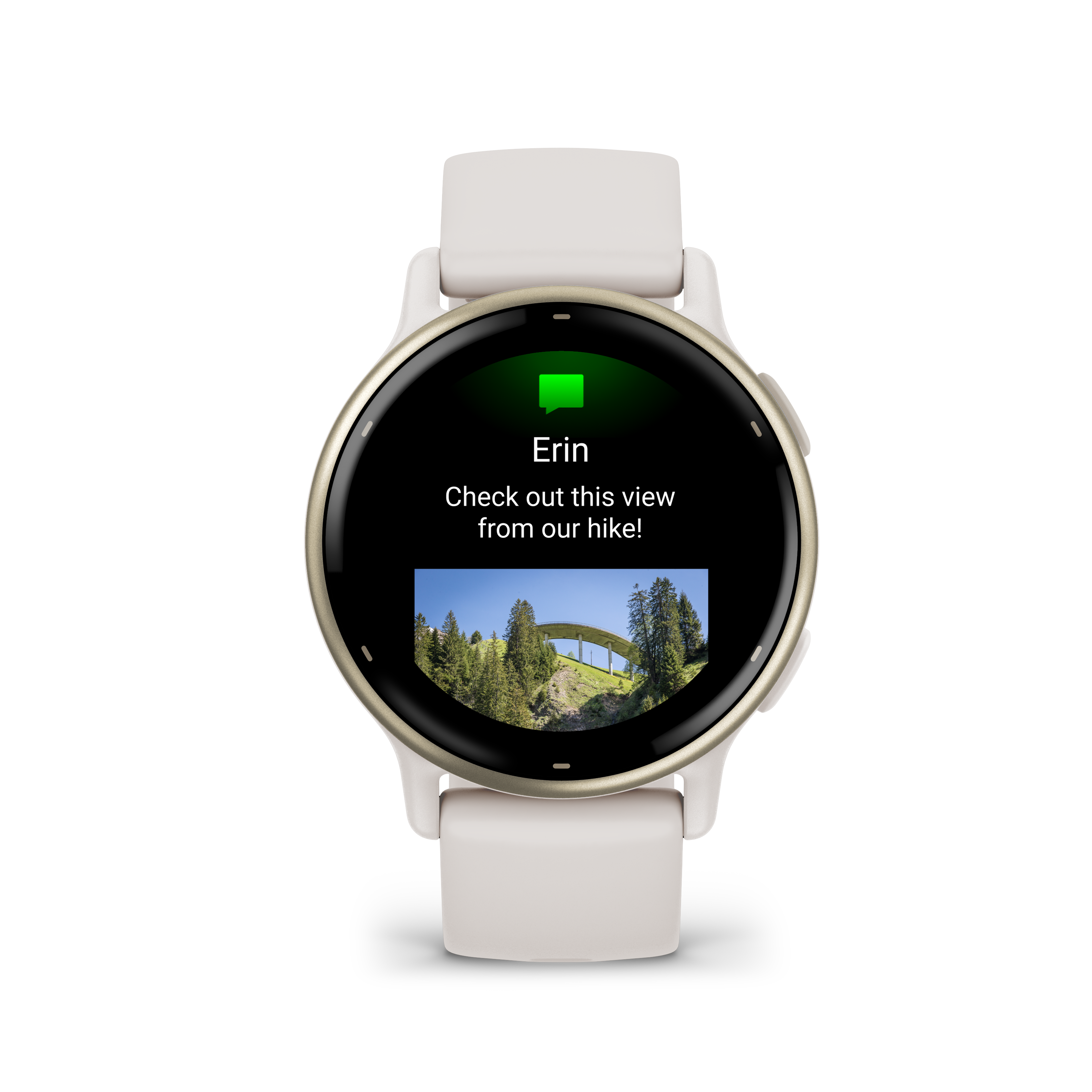 Garmin Vivoactive 5 Fitness Tracker Smart Watch For Women & Men - Ivory Case