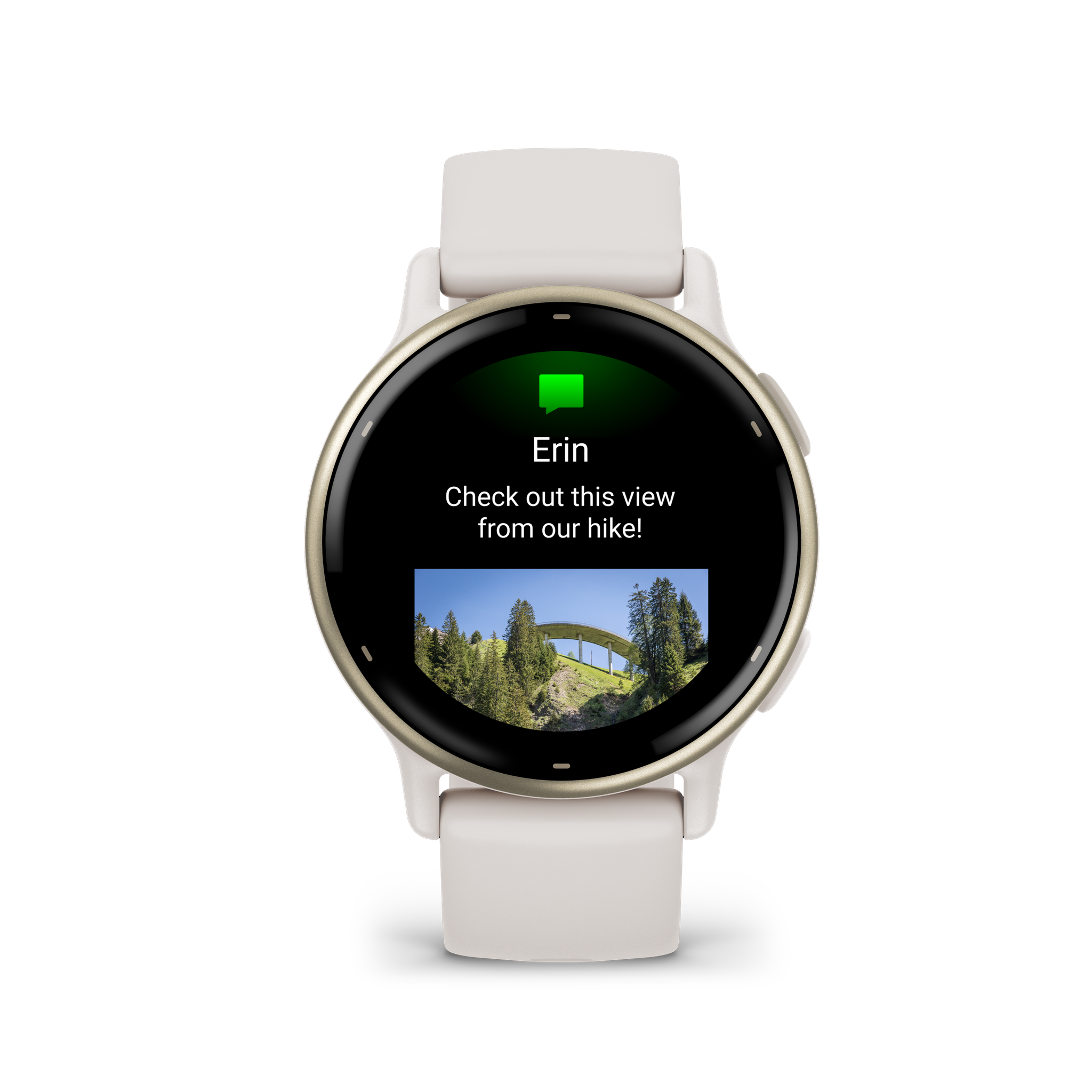 Garmin Vivoactive 5 Fitness Tracker Smart Watch For Men & Women - Ivory Case Garmin