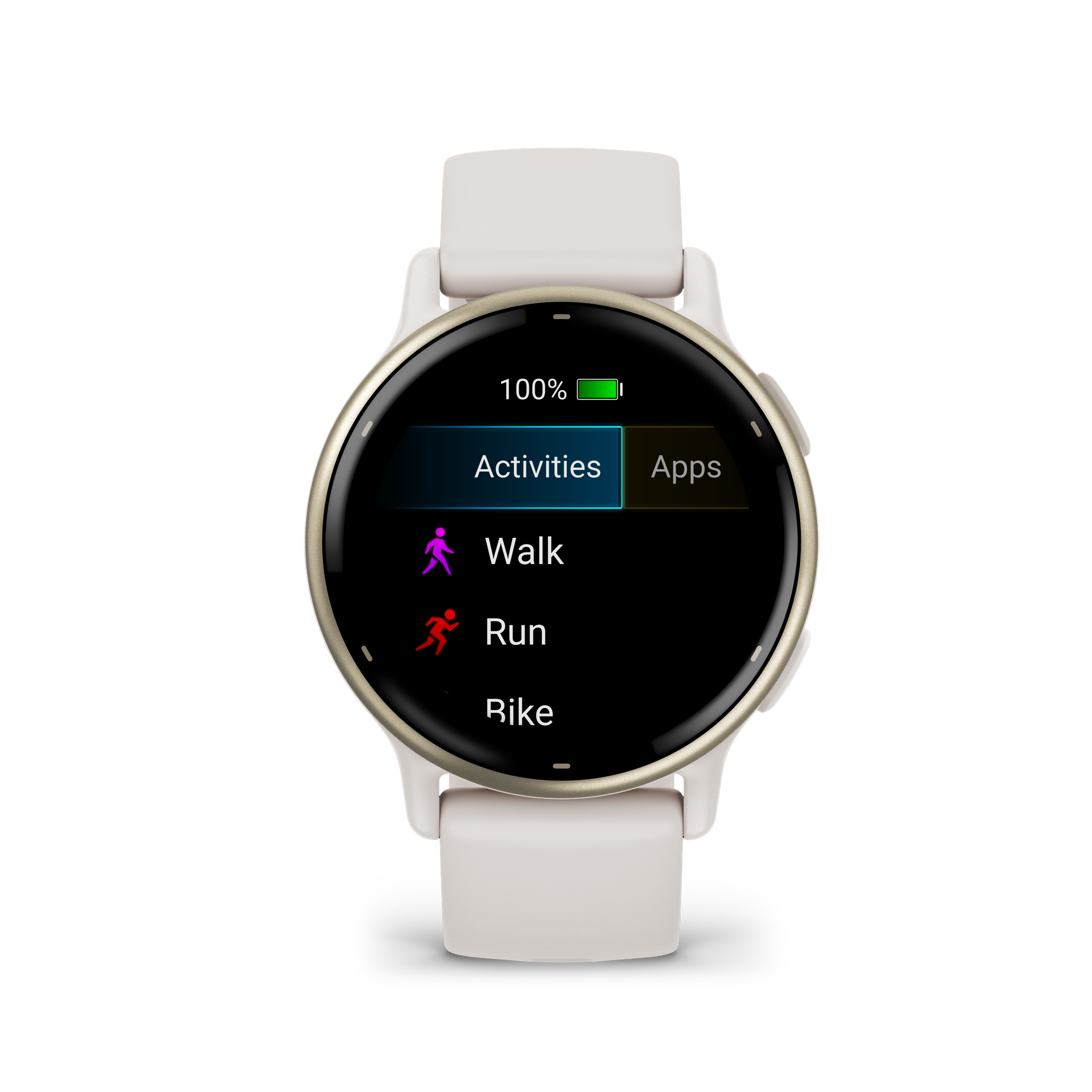 Garmin Vivoactive 5 Fitness Tracker Smart Watch For Men & Women - Ivory Case Garmin