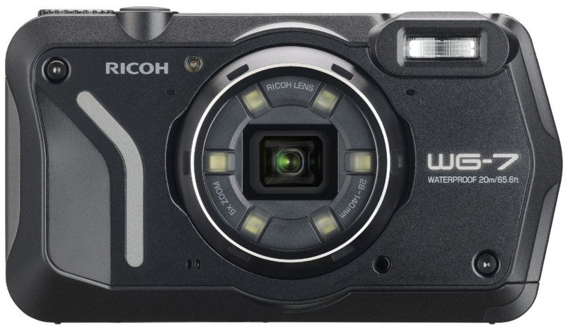 Ricoh WG-7 Waterproof Digital Camera (Black)