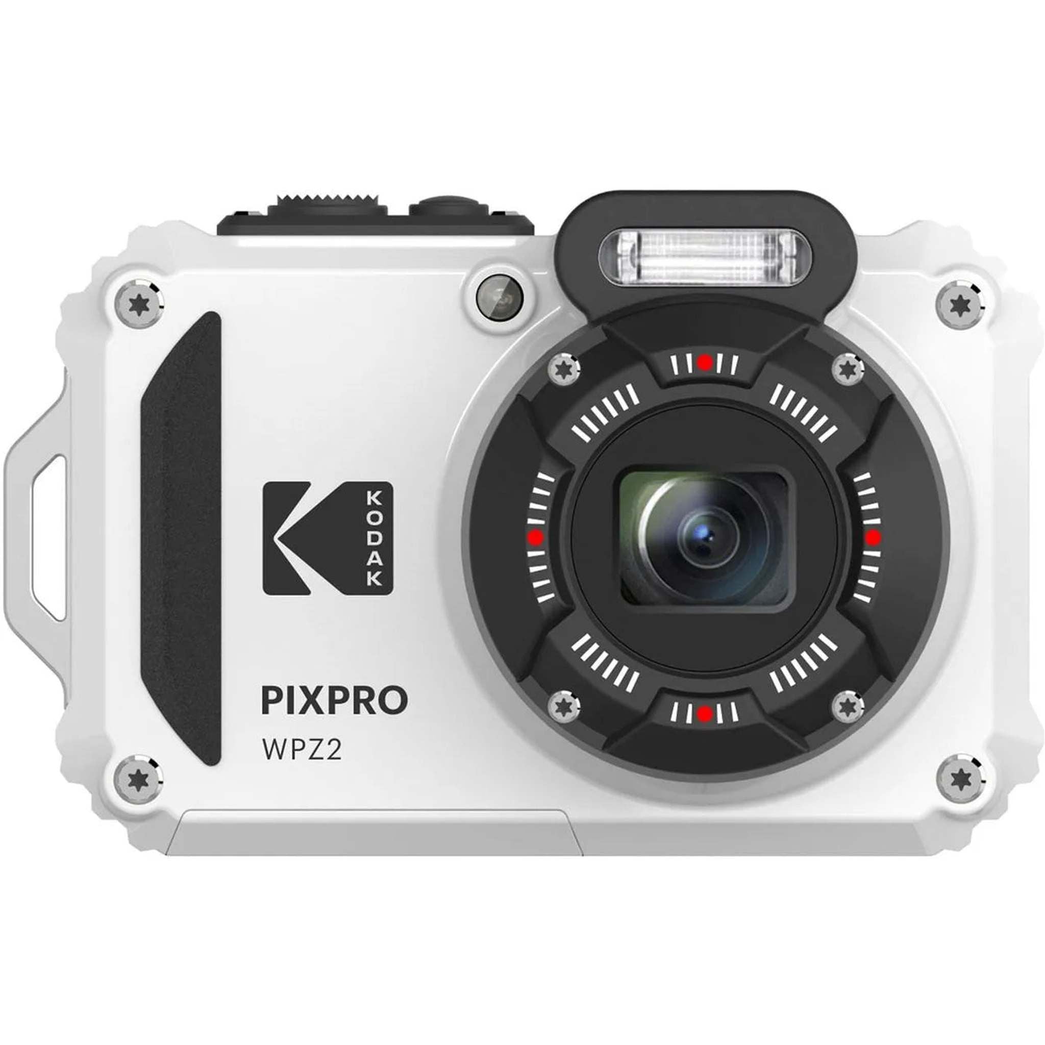 Kodak PIXPRO WPZ2 Digital Camera White WPZ2-WE + 32GB Card + Case + Cleaning Cloth