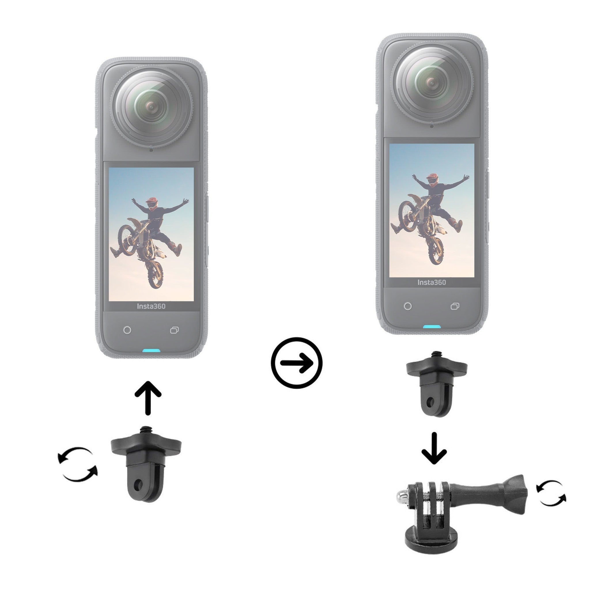 Insta360 X5 8K 360 Waterproof Action Camera | 1/1.28" Sensors, Replaceable Lenses, PureVideo AI + More