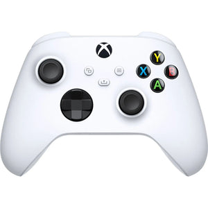Microsoft Xbox White Controller Bundle with Rechargeable Batteries, Cleaning Kit