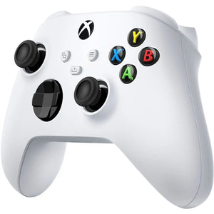 Microsoft Xbox White Controller Bundle with Rechargeable Batteries, Cleaning Kit